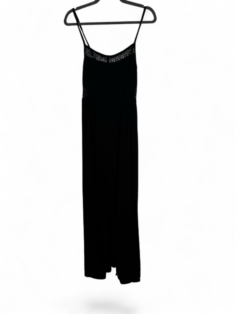 Disturbia lace panel slip dress-Alternative Goth